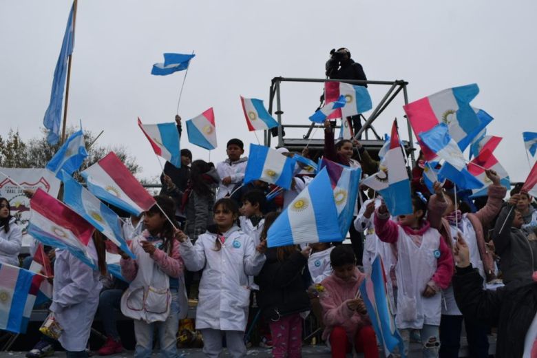 Se desarrollaron en Río Cuarto los actos centrales del día de la bandera 