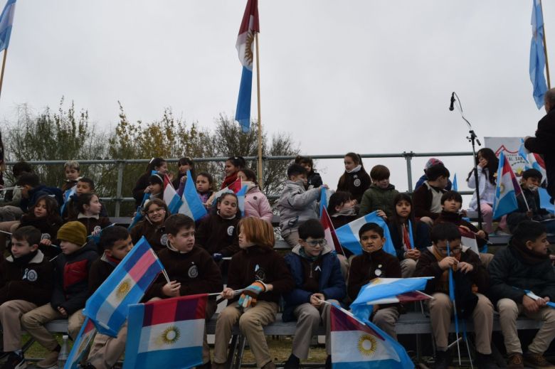 Se desarrollaron en Río Cuarto los actos centrales del día de la bandera 