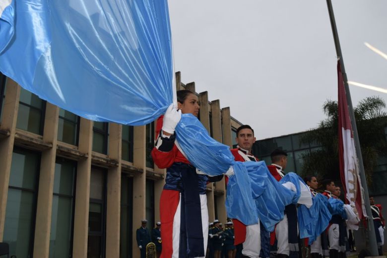 Se desarrollaron en Río Cuarto los actos centrales del día de la bandera 