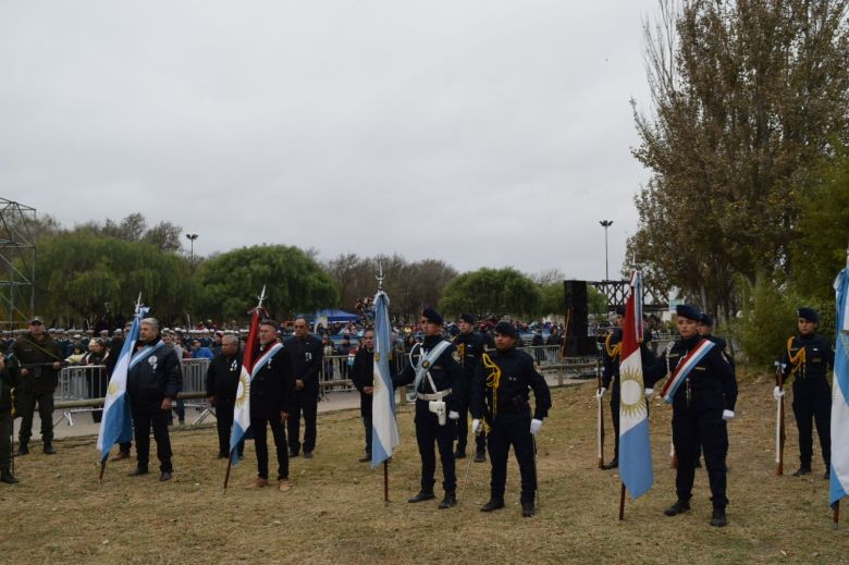 Se desarrollaron en Río Cuarto los actos centrales del día de la bandera 