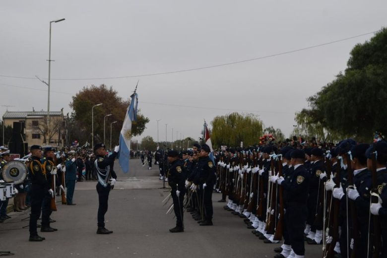 Se desarrollaron en Río Cuarto los actos centrales del día de la bandera 