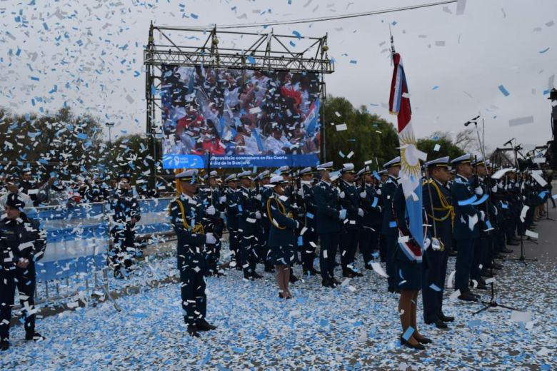 Se desarrollaron en Río Cuarto los actos centrales del día de la bandera 