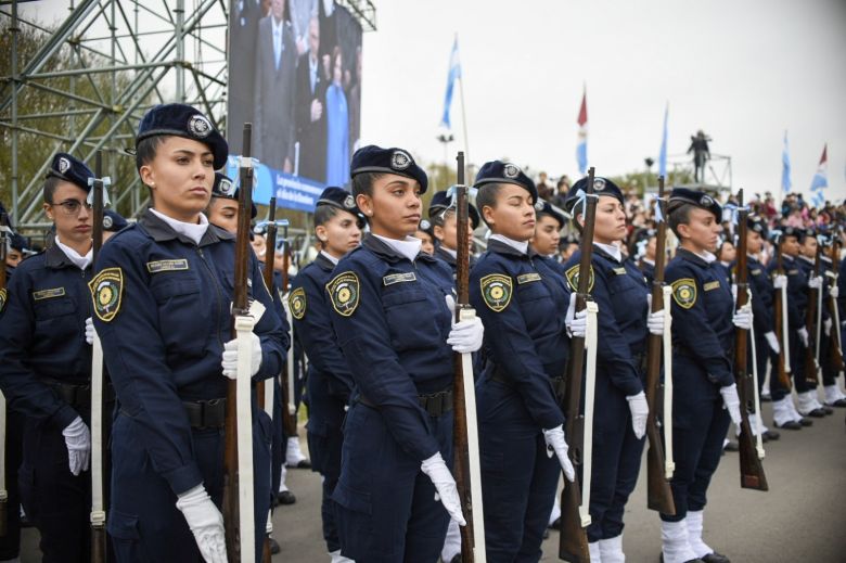 Se desarrollaron en Río Cuarto los actos centrales del día de la bandera 