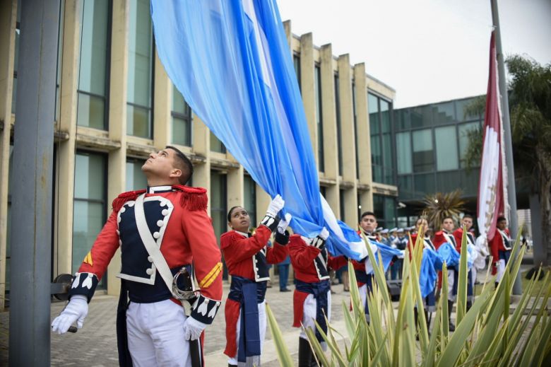 Se desarrollaron en Río Cuarto los actos centrales del día de la bandera 