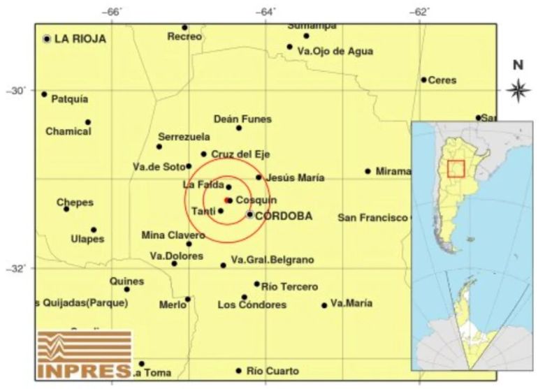 Hubo un temblor en el centro del Valle de Punilla y se sintió en ciudad de Córdoba 