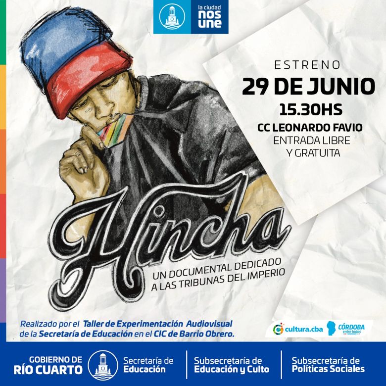 Este jueves se presenta “Hincha” un documental dedicado a las tribunas del Imperio