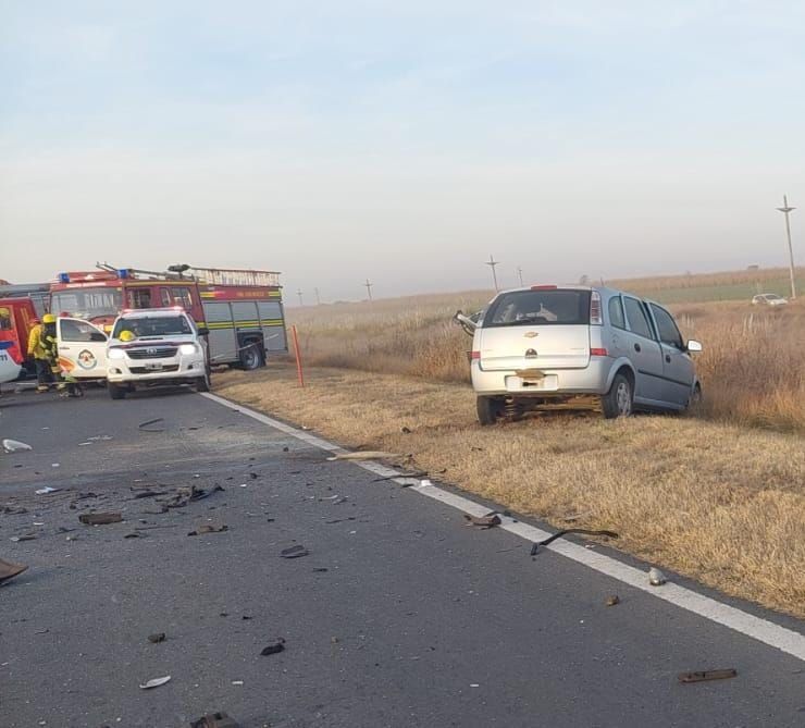 Choque frontal en ruta 35: un joven perdió la vida 