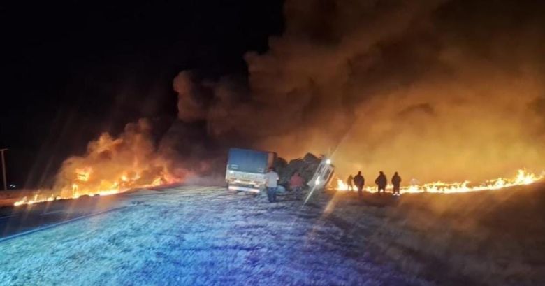 Falleció una persona tras un triple choque de camiones