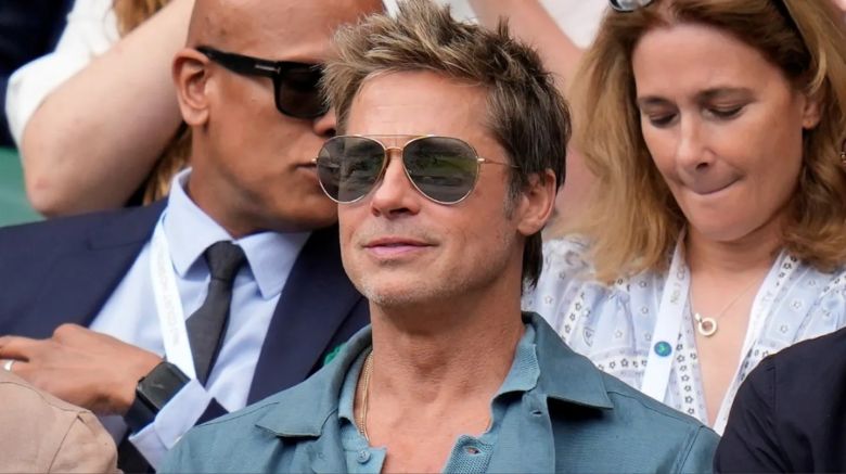 Brad Pitt estuvo en la final de Wimbledon y su apariencia revolucionó las redes