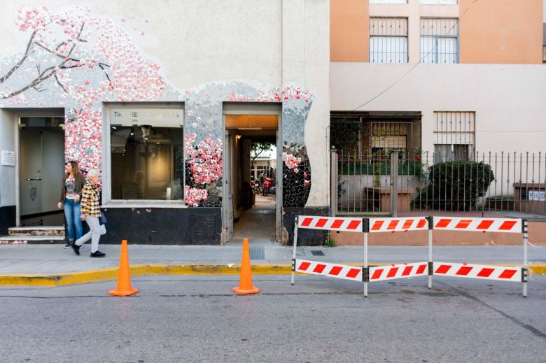 Se está refaccionando la sala de ensayo del Teatro Municipal