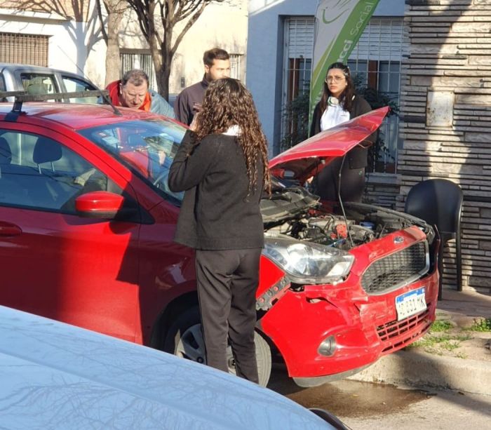 Importante colisión en el macrocentro de la ciudad