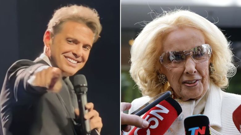 Mirtha Legrand fue ovacionada en el show de Luis Miguel: el cantante bajó por primera vez del escenario y la saludó