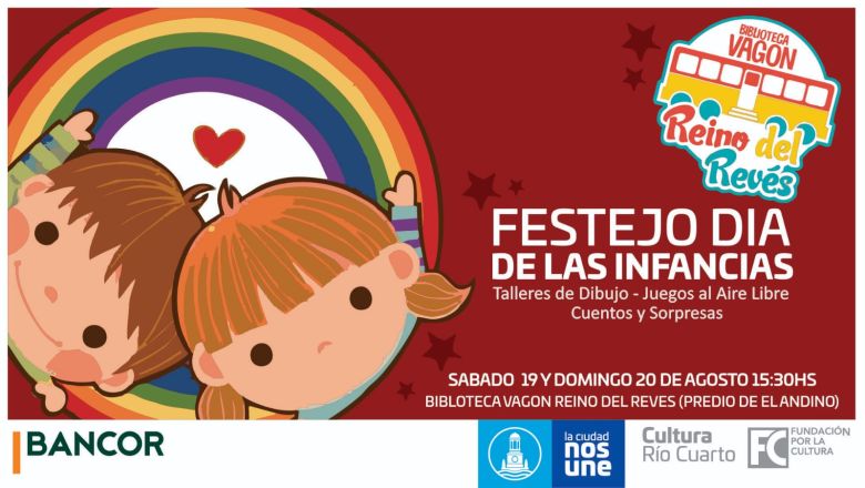 Llega un festejo recargado por el Día de las Infancias