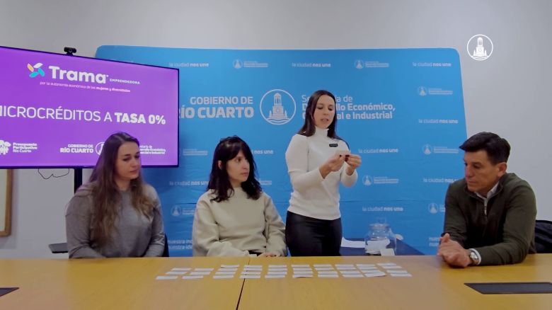 Se realizó el Sorteo de microcréditos del Programa Trama Emprendedora