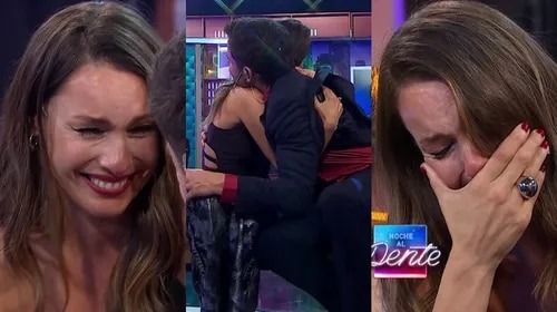 El profundo llanto de Pampita Ardohain en vivo y el consuelo de Fer Dente 