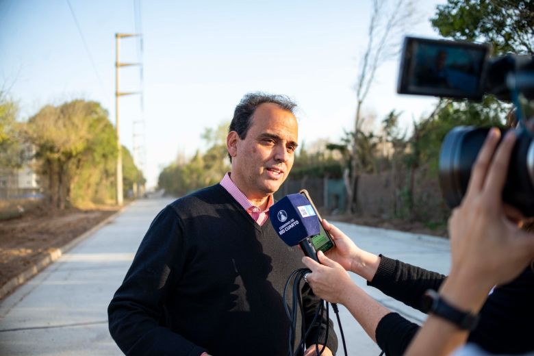 Quedó habilitada la pavimentación de una calle clave para la conectividad vial del oeste