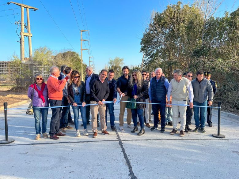 Quedó habilitada la pavimentación de una calle clave para la conectividad vial del oeste