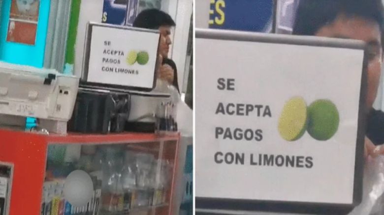 La sorprendente estrategia de un negocio: habilitó el pago con limones por su aumento en el precio