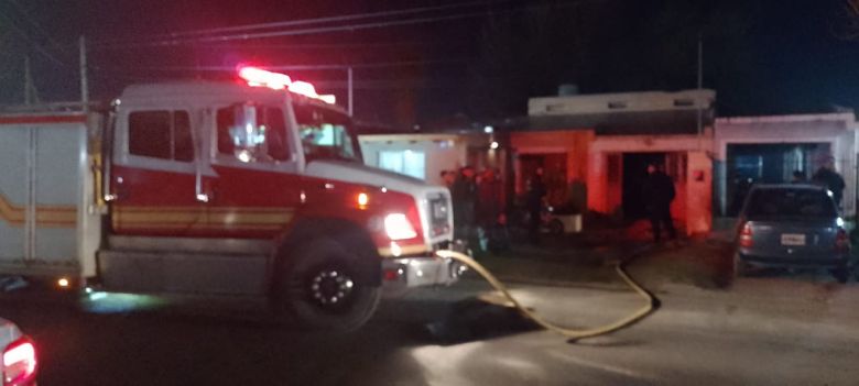 Se incendió una vivienda en la zona sur de la ciudad 