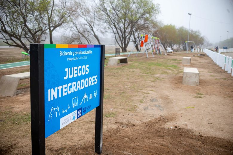 El domingo se habilitará una nueva ciclovía y otro gimnasio al aire libre en la Costanera Norte