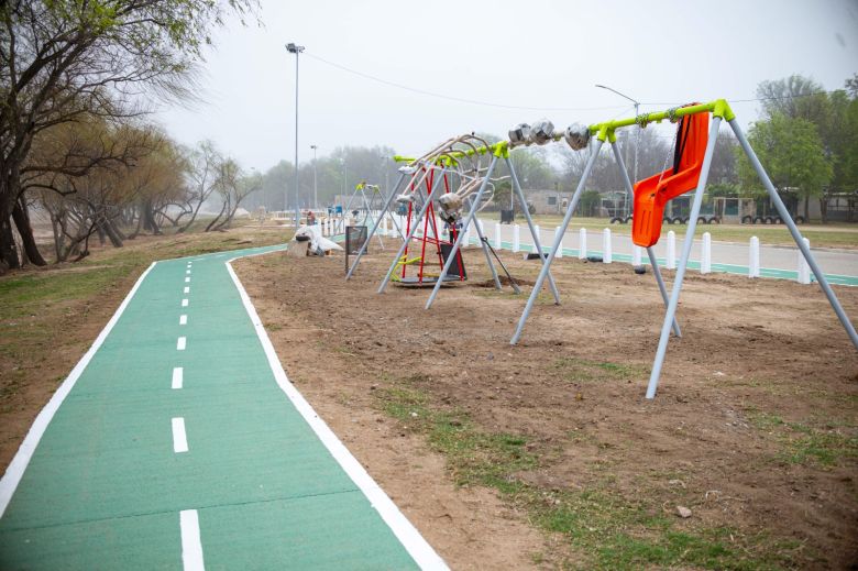 El domingo se habilitará una nueva ciclovía y otro gimnasio al aire libre en la Costanera Norte