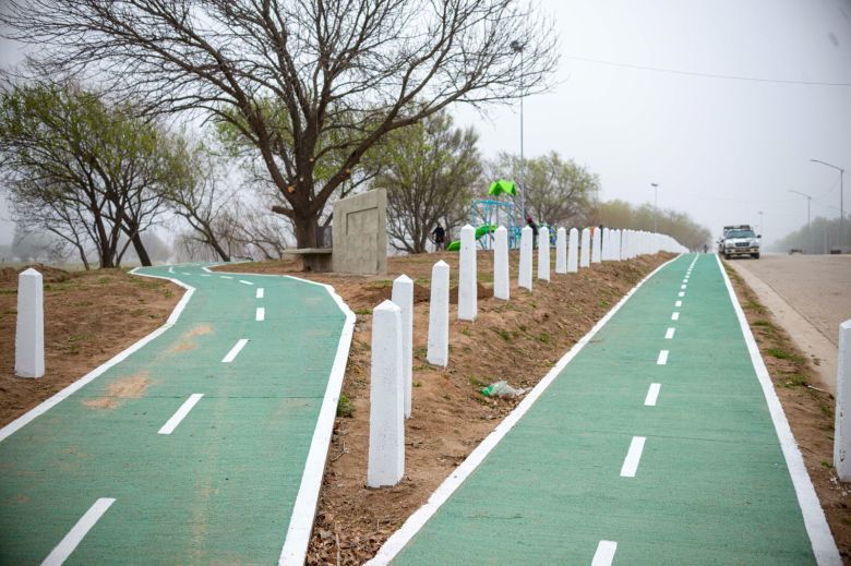 El domingo se habilitará una nueva ciclovía y otro gimnasio al aire libre en la Costanera Norte