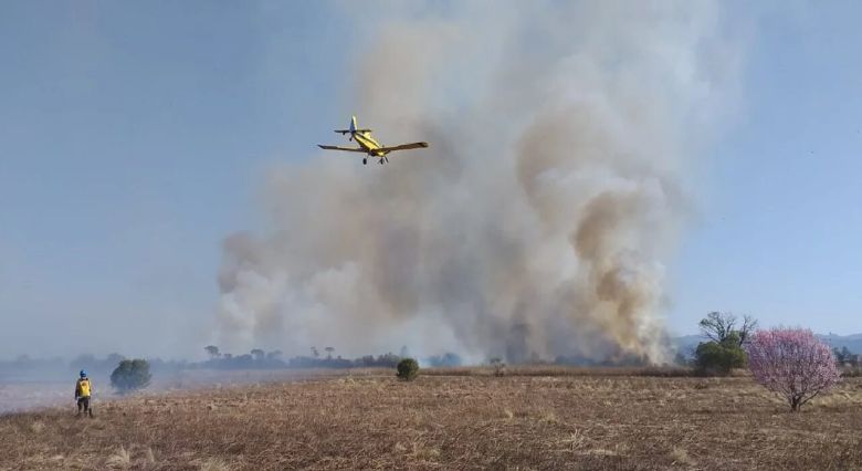 Anticipan jornadas de "riesgo muy extremo" por incendios en Córdoba