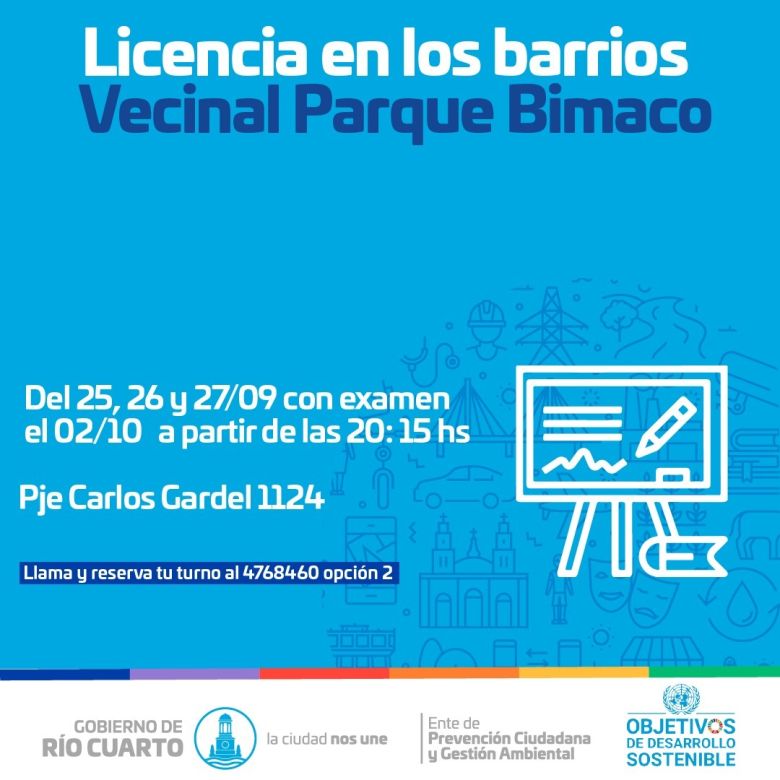 Ente de Prevención Ciudadana y Gestión Ambiental: cronograma de servicios