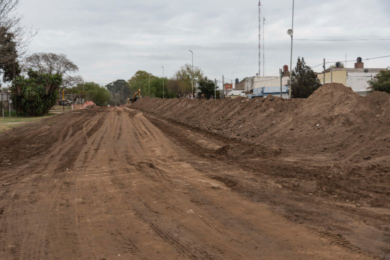 Avanza la doble vía en la Ruta 30 y piden precaución al circular por el sector