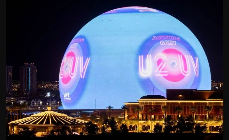 En video: U2 estrenó la tecnología del MSG Sphere, la mega esfera de Las Vegas