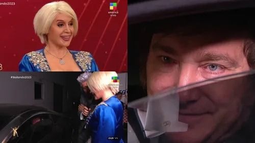 Javier Milei llevó a Fátima Florez a Bailando 2023 y Marcelo Tinelli lo sorprendió en vivo 