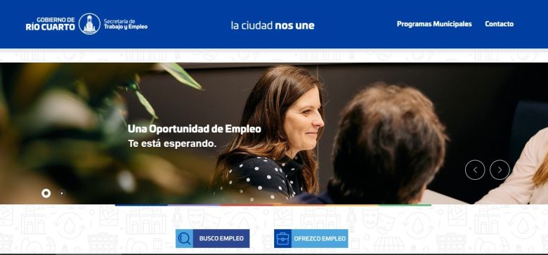 Llamosas lanzó el portal de Empleo para vincular la oferta y la demanda laboral de la ciudad