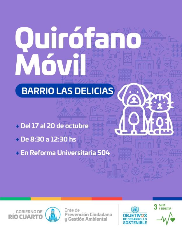 Quirófano Móvil en barrio Las Delicias