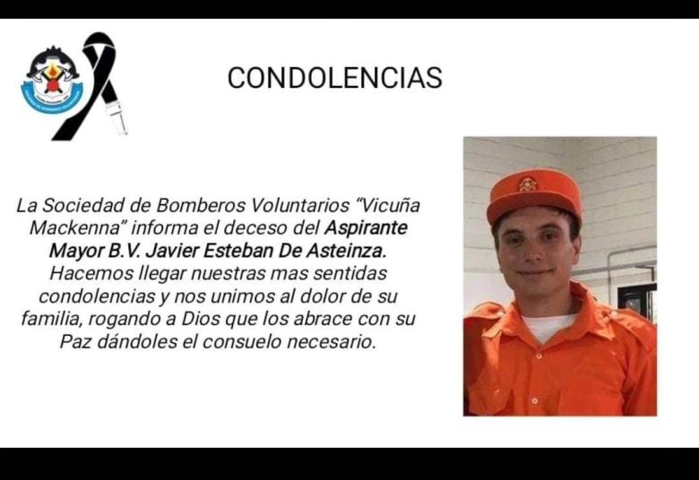 Un joven muerto al colisionar una motocicleta y un vehículo