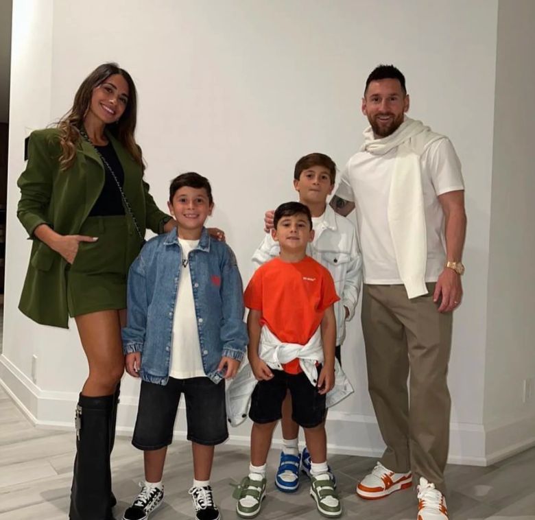 La familia Messi al ritmo de Ed Sheeran durante su estadía en Miami