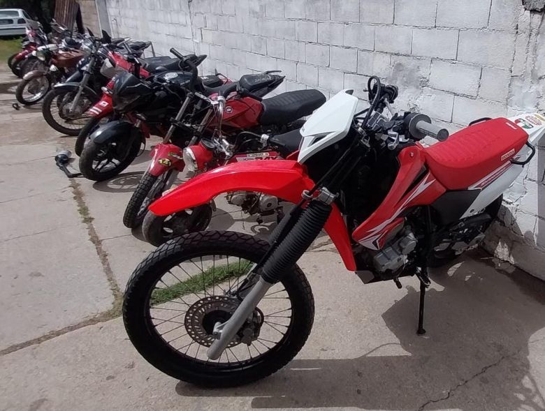 Luego de tres meses de investigación, secuestran 14 motos relacionadas a las hordas