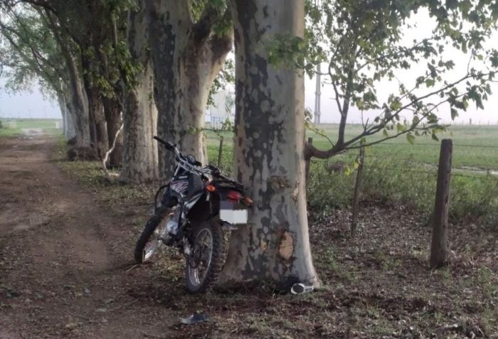 Un hombre grave al chocar contra un árbol