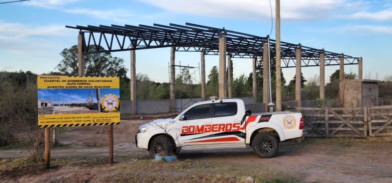 Bomberos de Alpa Corral inauguran su propia sede: se preparan para excesos de lluvias