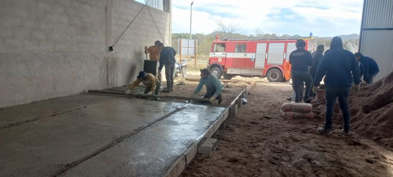 Bomberos de Alpa Corral inauguran su propia sede: se preparan para excesos de lluvias