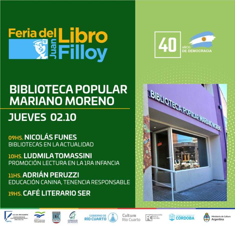 La Feria del Libro y un fin de semana con grandes actividades