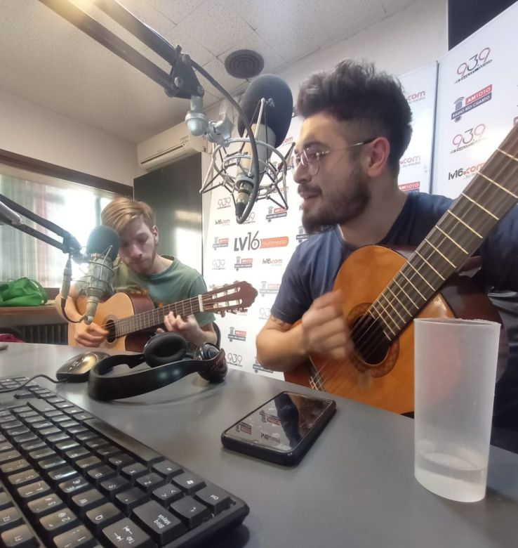 Joni Ochoa y Tomás Lorenzatti en La Tarde del Limón