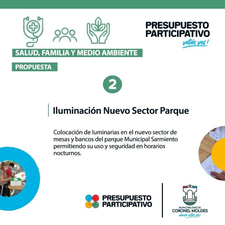 13 proyectos se eligieron en Coronel Moldes del Presupuesto Participativo 