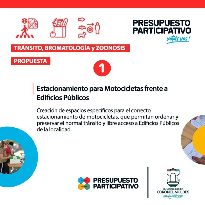 13 proyectos se eligieron en Coronel Moldes del Presupuesto Participativo 