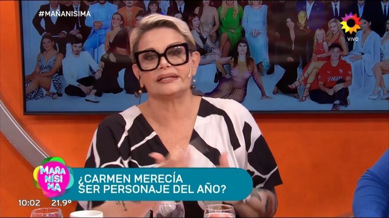 Carmen Barbieri recordó el día que una famosa la bajó de la tapa de los Personajes del Año: “Estaba vestida”