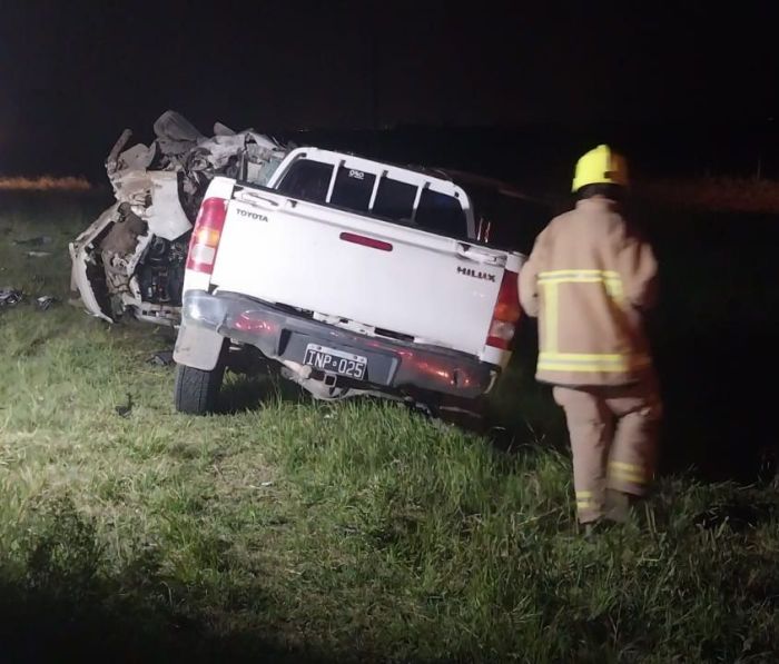 Un herido en un triple choque en la ruta 35