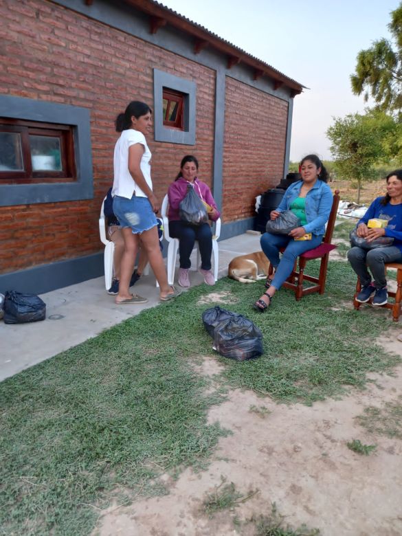 La ayuda de Cabrera Solidaria llegó al monte de Santiago del Estero