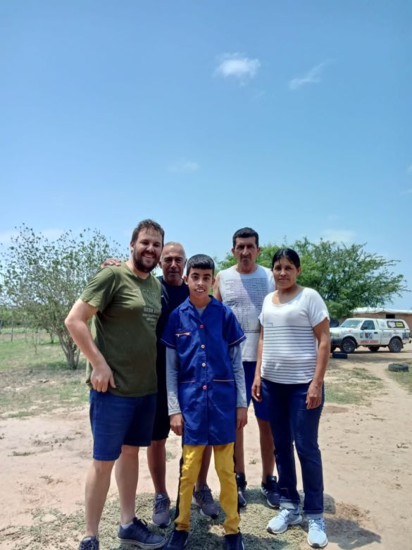 La ayuda de Cabrera Solidaria llegó al monte de Santiago del Estero