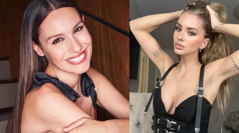 Pampita saludó a la China Suárez en la entrega del Martín Fierro Latino y el video revolucionó las redes