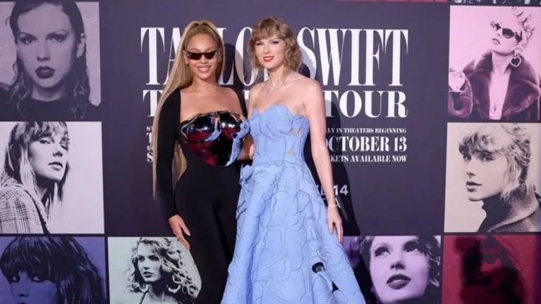 Taylor Swift apareció en la premiere de “Renaissance” y le mostró su apoyo a Beyoncé 