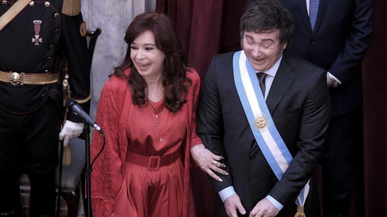 La asunción presidencial de Javier Milei en fotos 